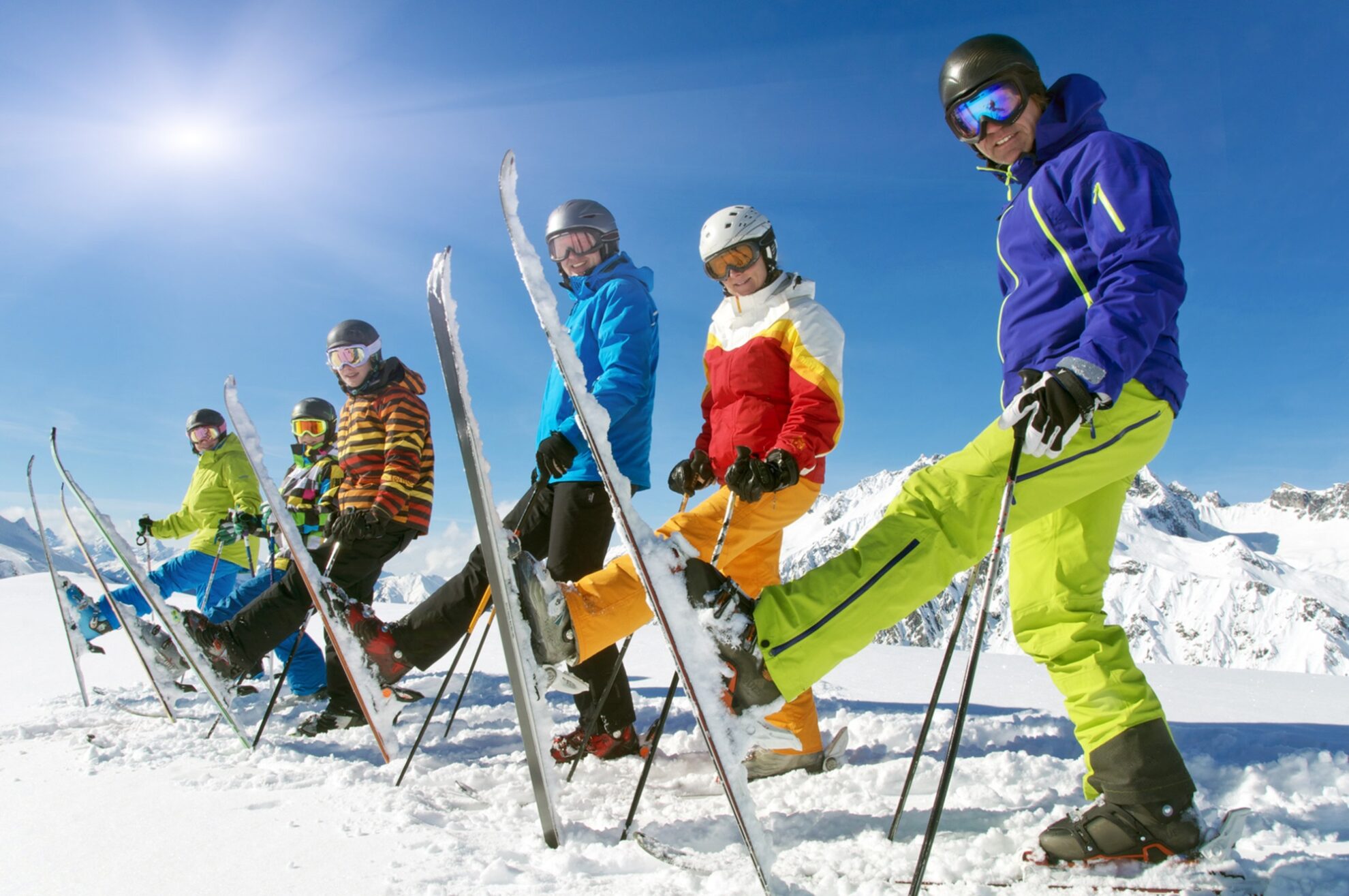 Skifahrer Winter Schnee