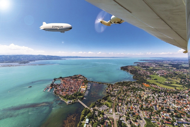 Lindau am Bodensee - Über den Wolken