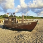 Boot am Strand von Ahlbeck