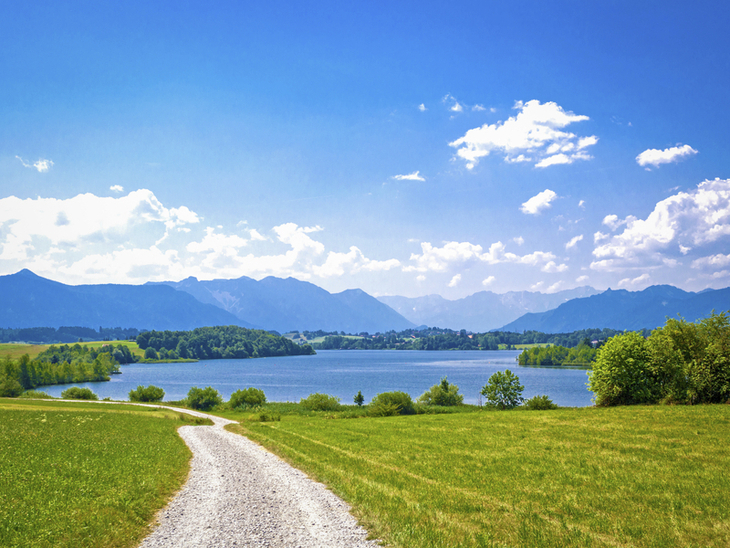 Sternfahrt Starnberger See - München  und die Alpen -7-tägige Radreise