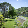 Gartenblick im Hotel La Vague, Saint Paul de Vence, Frankreich